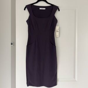 BNWT Chaiken Dress - in Aubergine/dark Purple - size 0​